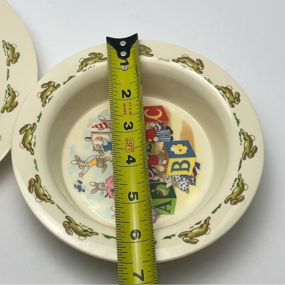 Vintage Royal Doulton Bunnykins Melamine ABC Set - Picture 8 of 12